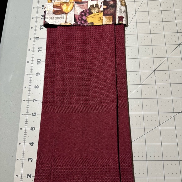 NEW Handmade Wine “Stay Hanging” Hand Towel - Picture 6 of 9